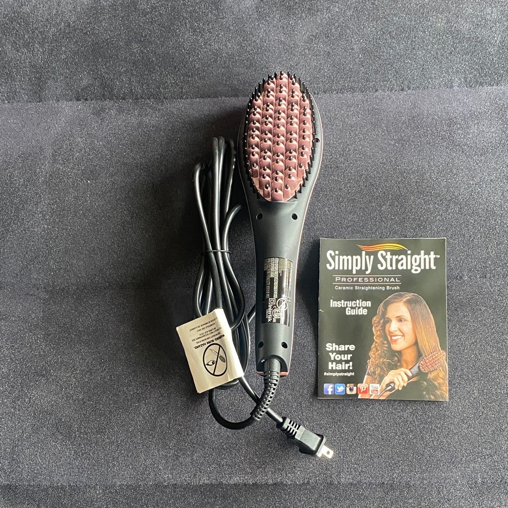 Simply Straight Hair Straightening Brush 🆕.❗️